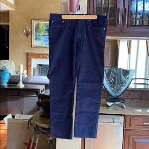 J Crew Mercantile Flex dark blue cords 34x30